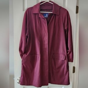 Vintage Limited Edt., London Fog, Jacket, Plum/Eggplant, M, Modern Fit Trench